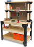 2x4Basics Workbench and Shelving Storage System