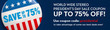 World Wide Stereo - Up to 75% Off Presidents' Day Sale